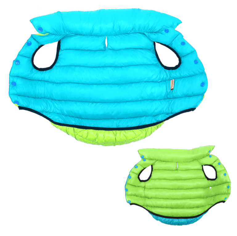 Manteau imperméable réversible pour chien