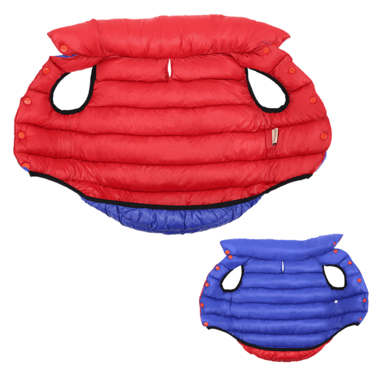 Manteau imperméable réversible pour chien