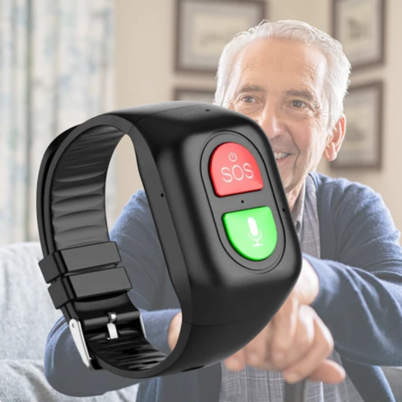 Montre GPS Intelligente pour Seniors – Traceur SOS 4G, Suivi Santé & Alertes d’Urgence