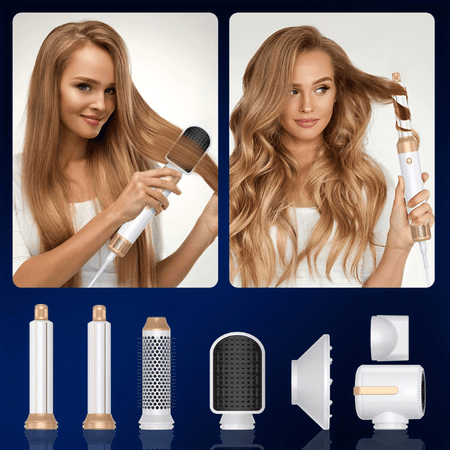 Sadoper AirFusion - Sèche-cheveux sans balais avec bigoudi automatique