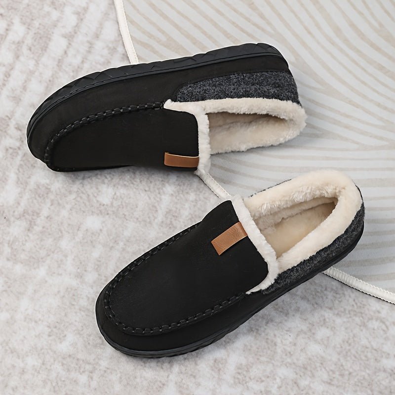 Lars – Pantoufles Chaudes avec Doublure en Laine