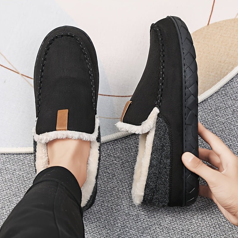 Lars – Pantoufles Chaudes avec Doublure en Laine