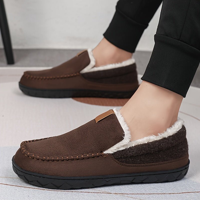 Lars – Pantoufles Chaudes avec Doublure en Laine