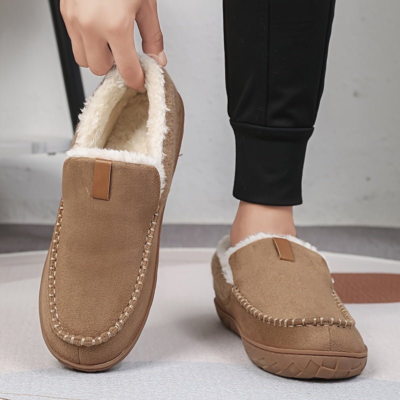 Lars – Pantoufles Chaudes avec Doublure en Laine