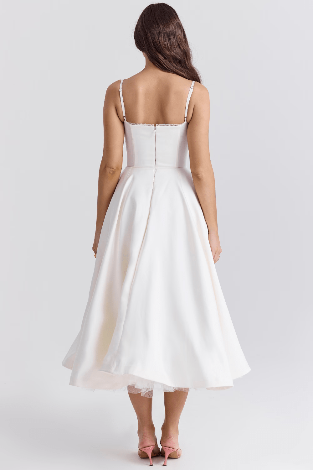 Robe évasée | Satin | Élégance et raffinement