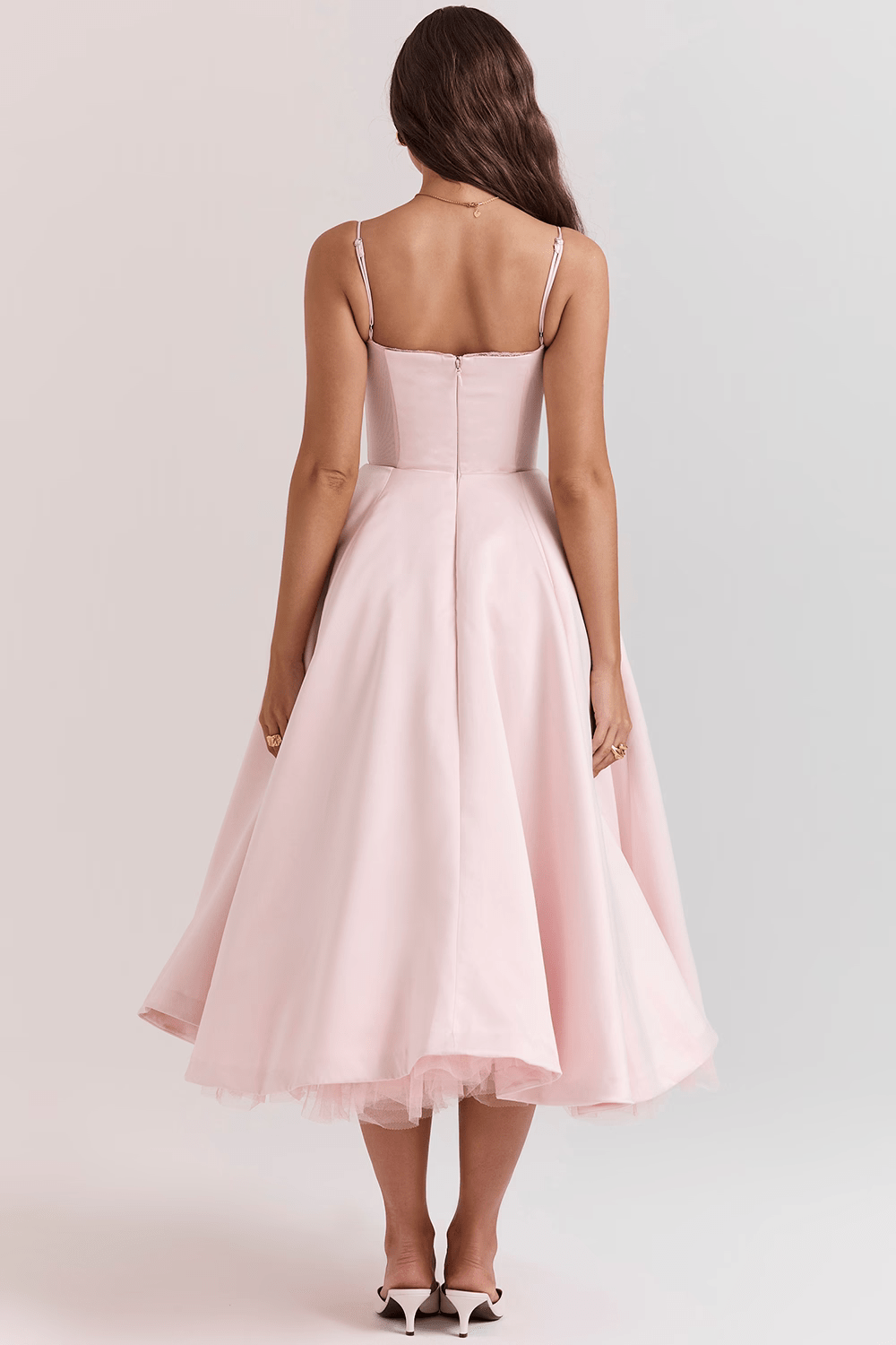 Robe évasée | Satin | Élégance et raffinement