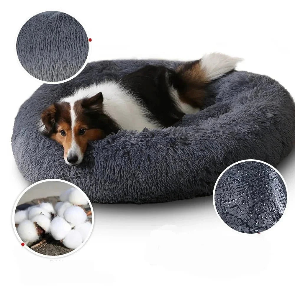Lit moelleux déhoussable et lavable pour chien et chat Sadoper