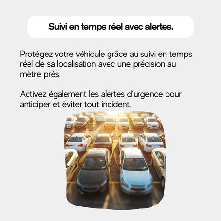 Traceur GPS Voiture Suivi en Temps Réel Sans Abonnement – Compatible uniquement iOS (iPhone, iPad, Mac)