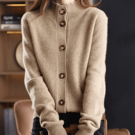 Darla – Cardigan en Cachemire pour Femme – Pièce Douce et Élégante à la Coupe Confortable