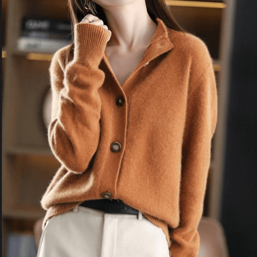 Darla – Cardigan en Cachemire pour Femme – Pièce Douce et Élégante à la Coupe Confortable