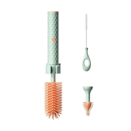 SPINBRITE – Brosse électrique en silicone pour bouteilles, pour un nettoyage facile et hygiénique