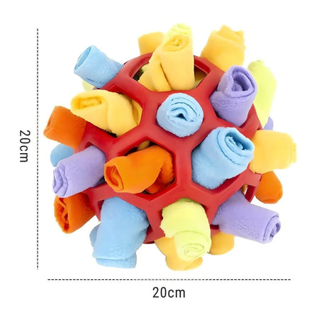 SnuffleJoy Sadoper™  | Balle à Renifler Interactive et Jouet à Friandises pour Chiens